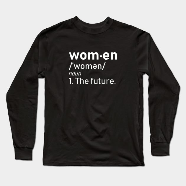 Women noun The Future Long Sleeve T-Shirt by amalya